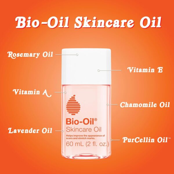 Bio-Oil Skincare Body Oil, Vitamin E, Serum for Scars & Stretchmarks, Face & Body Moisturizer, 2 oz, All Skin Types - Image 4